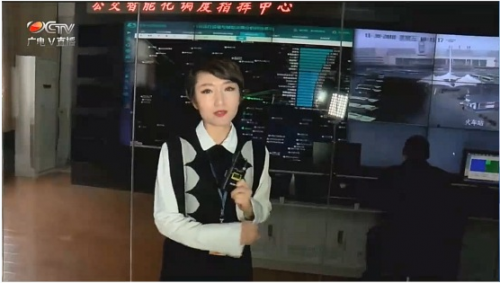 新乡市广播电视台报路由我公司承建的新乡智能公交系统